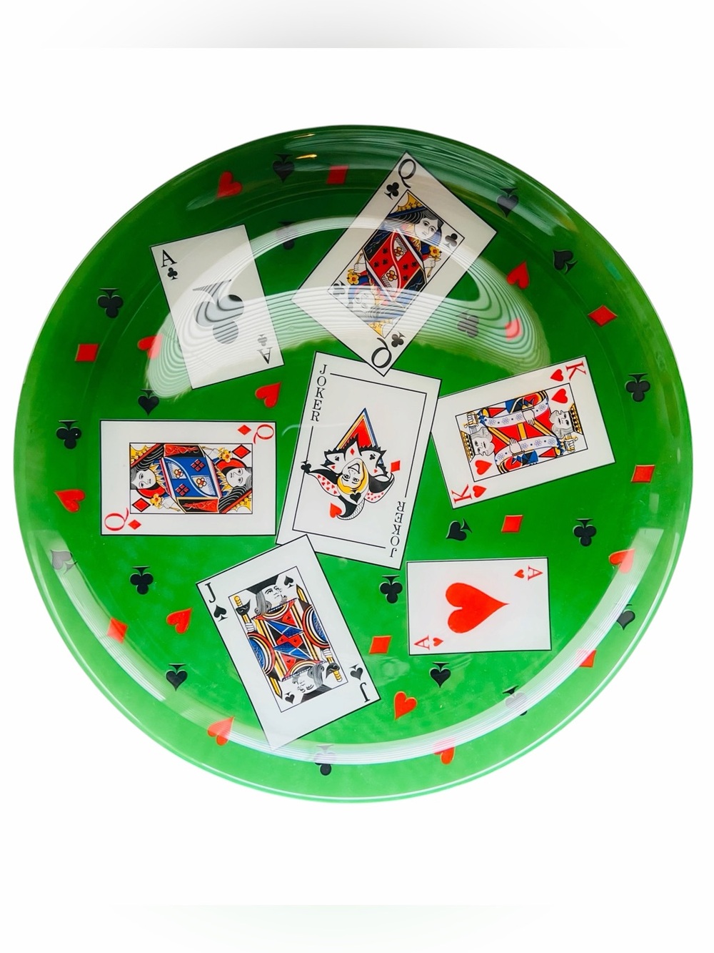 Luminarc Card Party Glass Serving Platter - Made in France